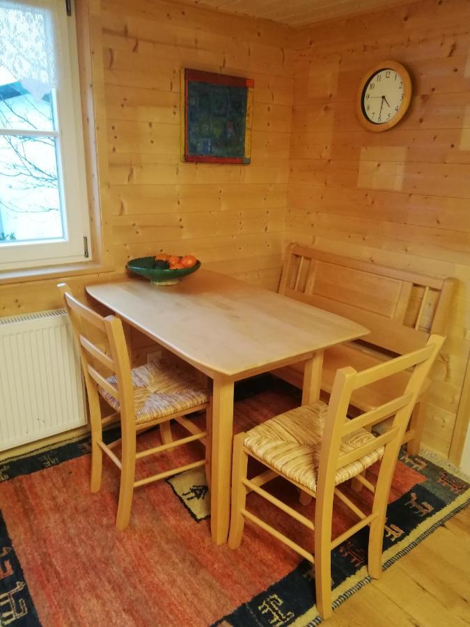 Gemütliche Wohnung in Einfamilienhaus Alberschwende Exterior foto